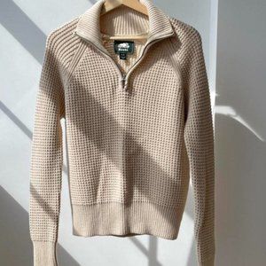 Roots half zip sweater